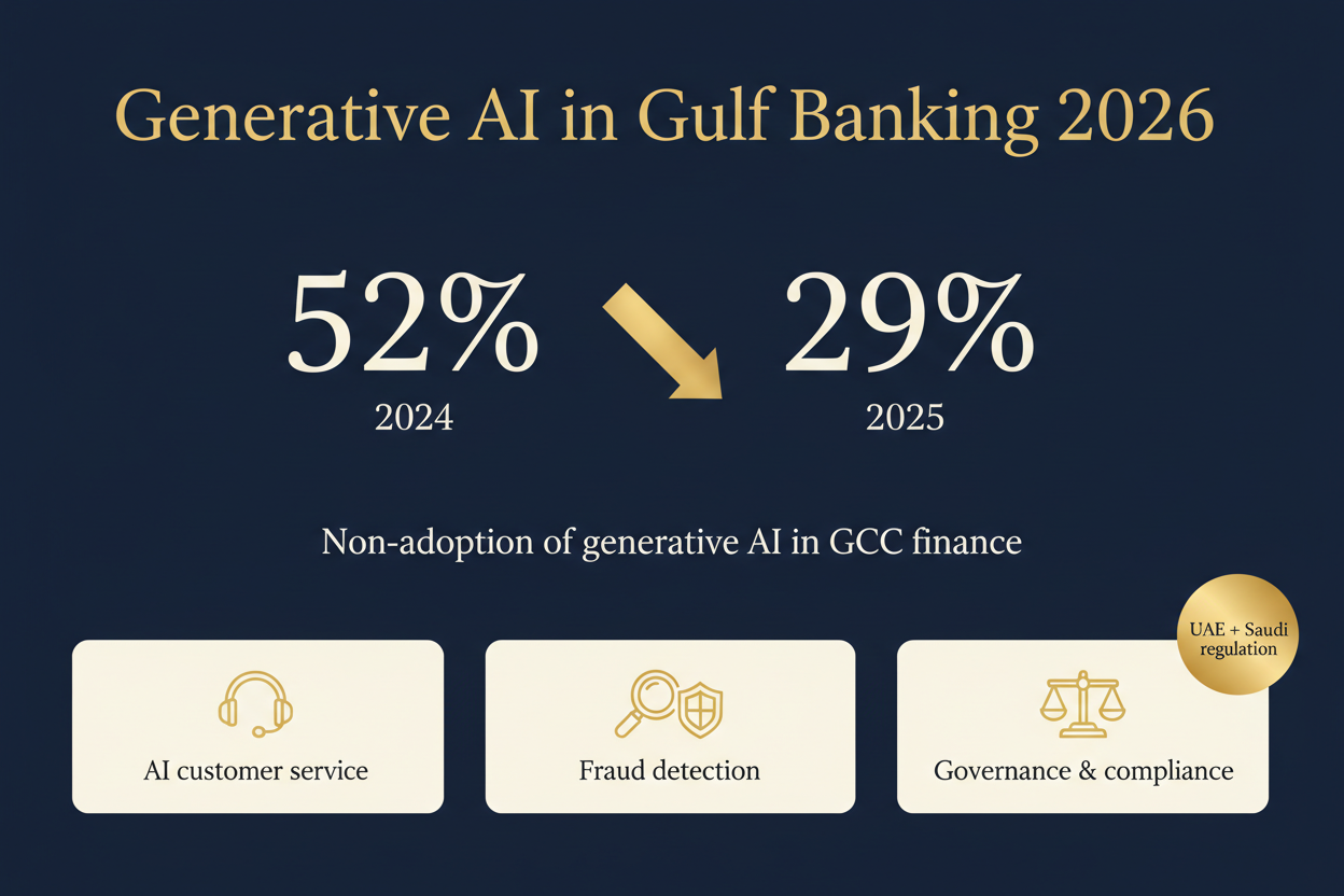 الذكاء الاصطناعي التوليدي في البنوك الخليجية: من التجارب إلى التطبيق